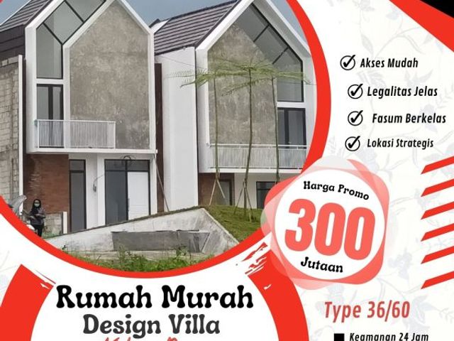 Rumah Murah Desain Villa di Dau Kota Malang