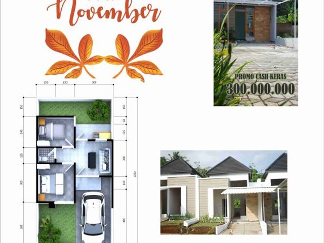 rumah di jual 2 kamar tidur di salatiga