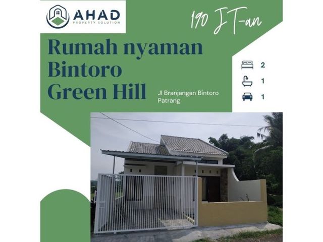 MILIKI SEGERA HUNIAN NYAMAN BINTORO GREEN HILL