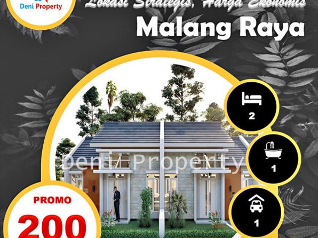 Rumah murah minimalis dekat Pasar Karangploso