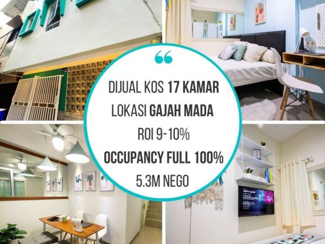 Dijual Rumah Kost Area Taman Sari Jakarta Barat
