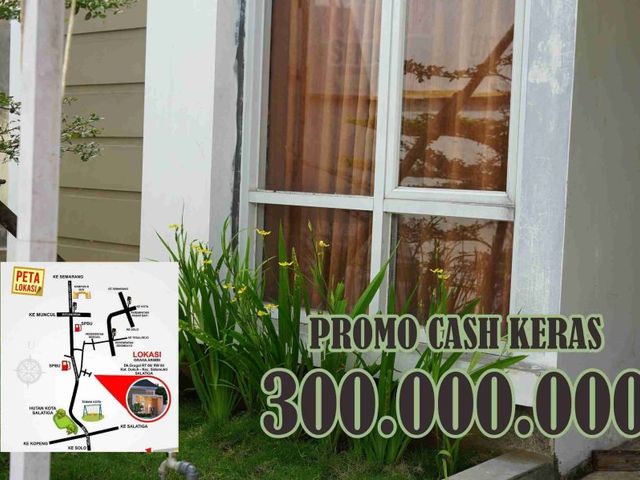 RUMAH CLUSTER DI JUAL SIDOMUKTI SALATIGA KOTA TERNYAMAN LOKASI HOOK