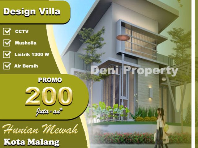 Rumah murah minimalis di Skay Hill Karangploso