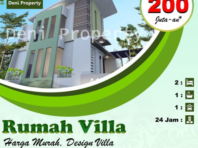 Rumah konsep Vila di Bocek Karangploso