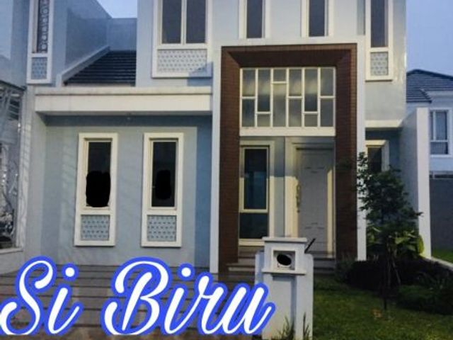 RUMAH MURAH MINIMALIS SI BIRU SANGAT NYAMAN CLUSTER CHIARA SUVARNA SUTERA