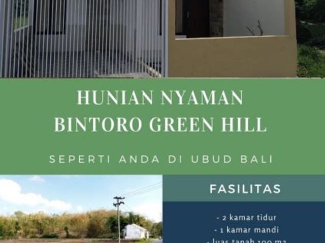 BINTORO GREEN HILL HUNIAN NYAMAN HARGA TERJANGKAU
