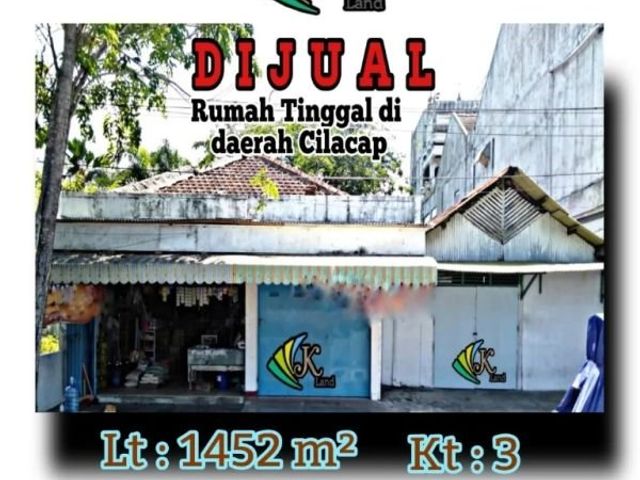Dijual Rumah tinggal di daerah Cilacap