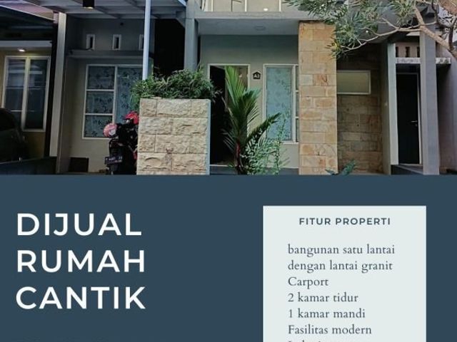 Rumah Cantik di Jember, Kualitas Bangunan Premium, Lantai Granit