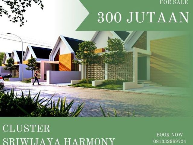 MURAH, 300 JUTA CLUSTER DEKAT DI JALAN SRIWIJAYA