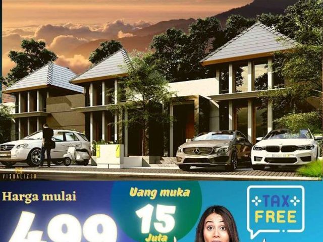 Rumah murah 2 lantai dekat GOR Ken Arok Malang