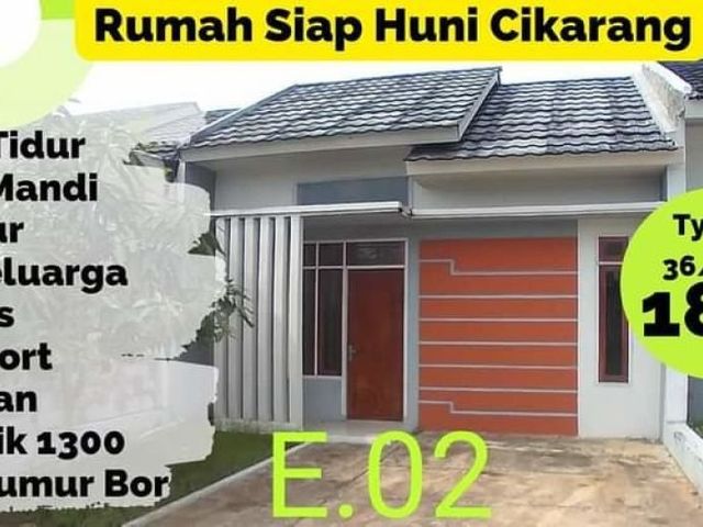 Rumah Minimalis Siap Huni di Sukatani Cikarang