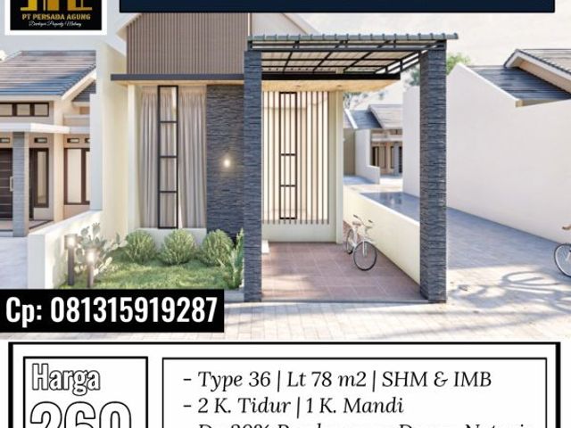 Dijual Rumah Lokasi Kepanjen Kab. Malang