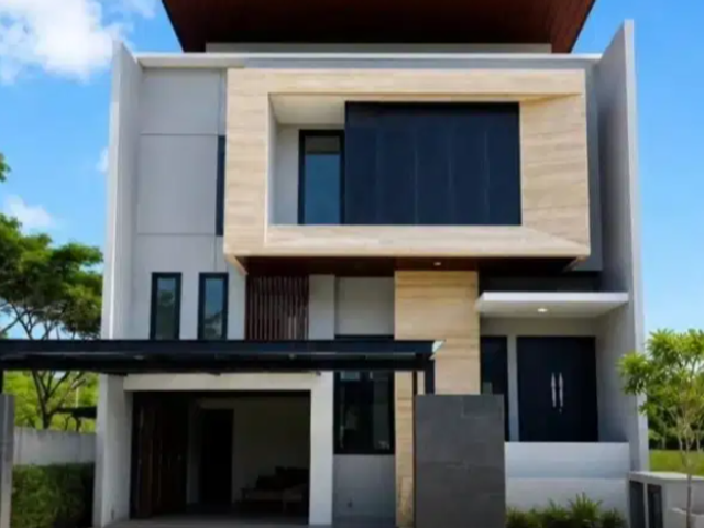 Rumah Pakuwon City GRAND ISLAND NEW GRESS MINIMALIS STRATEGIS MODERN FAVORITE
