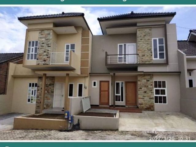 Rumah modern 2 lantai di Kedungkandang Malang