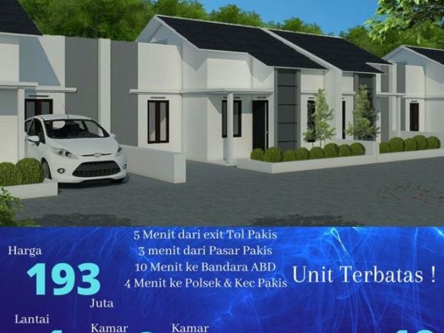 Rumah murah di pakis malang SHM IMB