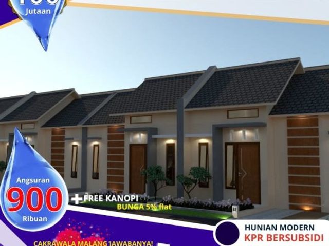 Rumah subsidi murah Cakrawala Malang SHM
