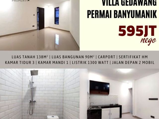 Dijual Rumah di Villa Gedawang permai Banyumanik Semarang