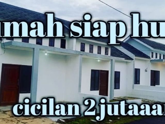 Cukup modal 2 juta sdh dpt rumah siap huni cicilan 2 jutaan