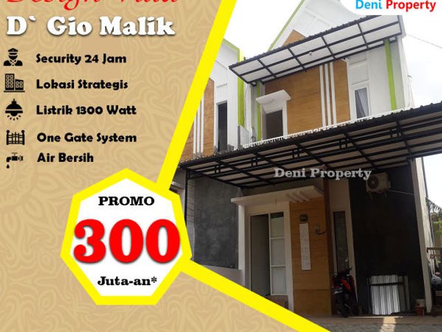 Rumah murah 2 lantai di D' Gio Malik Kedungkandang