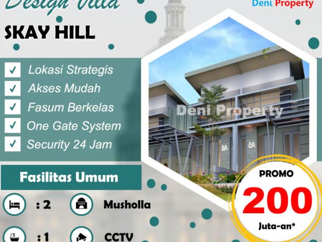 Rumah murah minimalis di Skay Hill Karangploso