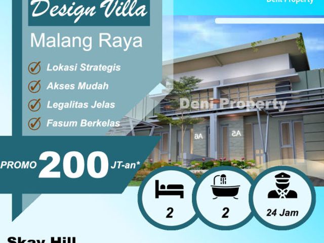 Rumah murah minimalis di Skay Hill Karangploso