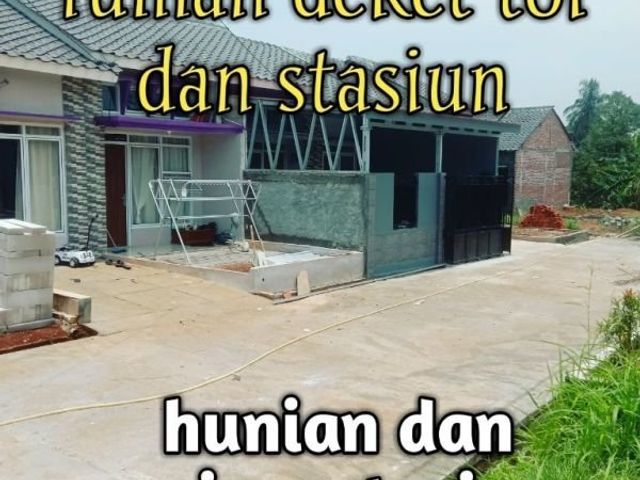 Rumah di tonjong tajur halang bangunan bagus tanpa dp