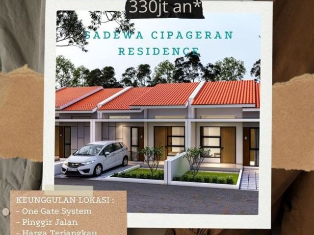 Rumah murah mewah SHM cipageran kolonel masturi cibabat jl pesantren kota cimahi utara mainroad