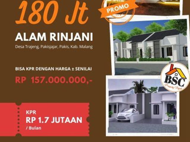 Rumah di Area Pakis Malang Promo 180 Jutaan