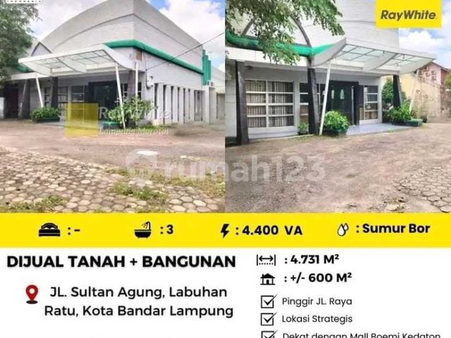 DIJUAL RUMAH DAN TANAH STRATEGIS DAN LUAS DI KEDATON