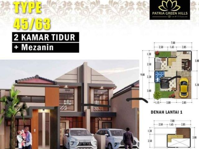 Rumah murah lokasi strategis di Patria Green Hills Batu