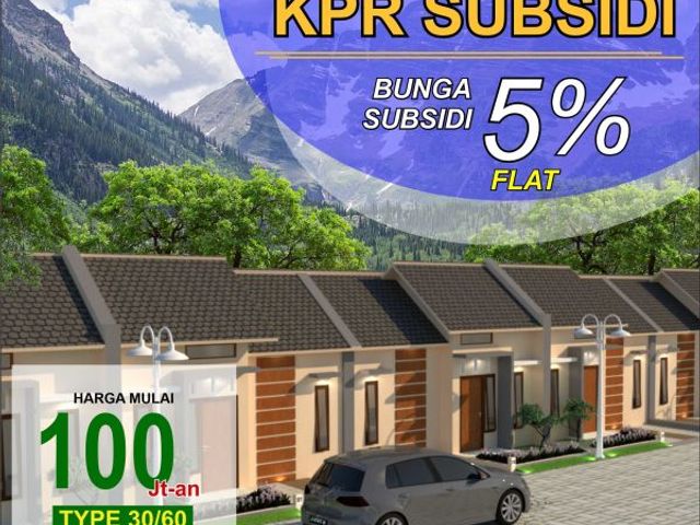 rumah murah ssb bunga 5%, dekat lembah indah