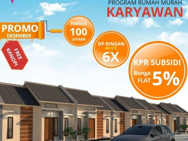 Rumah subsidi murah SSB bunga 5%