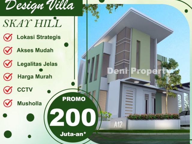 Rumah murah minimalis di Skay Hill Karangploso