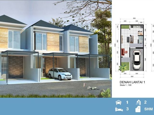 Dijual Rumah Baru 2 Lantai Rungkut Asri Surabaya