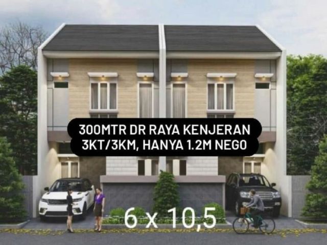 Rumah di Lebak Permai, Row 2,5 mbl