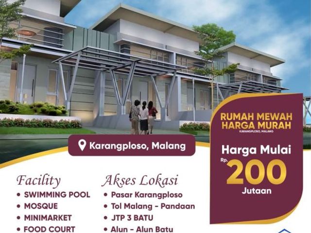 Rumah murah minimalis di Skay Hill Karangploso