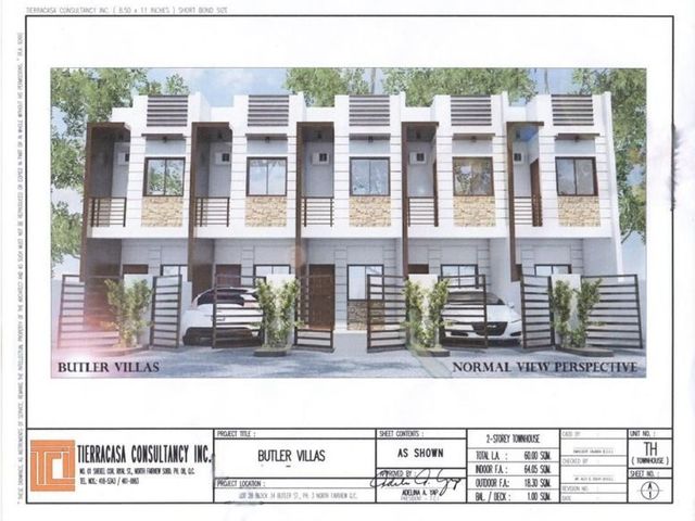 53.7 Sqm, 3 Bedrooms, Townhouse For Sale in Novaliches Qc Unit TH-A4