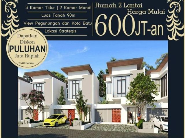 Rumah villa 2 lantai dekat Predator Fun Park