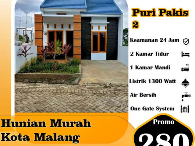 Rumah murah minimalis di Puri Raya Pakis Malang