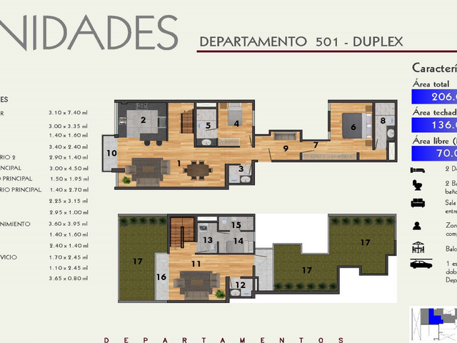 CALLE TAMPUMACHAY N° 1XX, DPTO. 501
