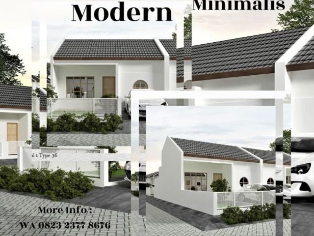 Bangunan Modern Minimalis, Harga Sangat Murah di Jember
