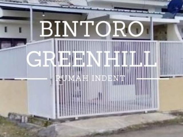 HARGA MURAH RUMAH INDENT BELAKANG KELURAHAN BINTORO