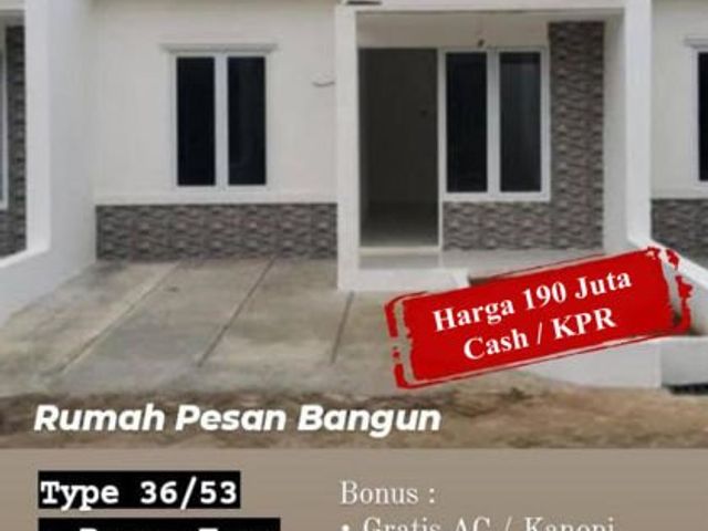 Dijual Rumah Pesan Bangun Griya Rahma UMK Desain Modern Minimalis