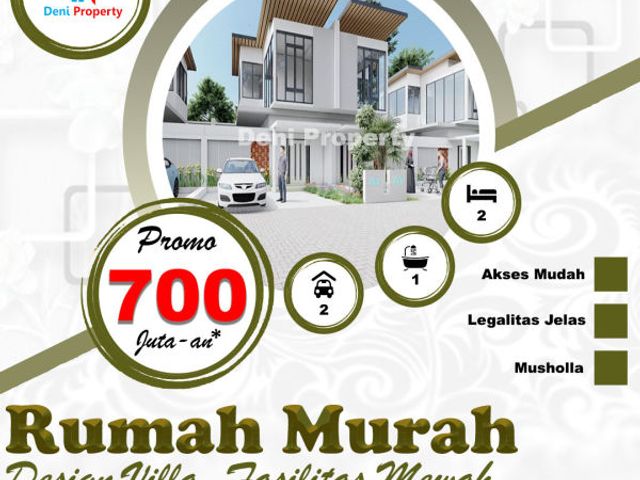 Rumah murah modern konsep hunian villa di Aswattha Beji