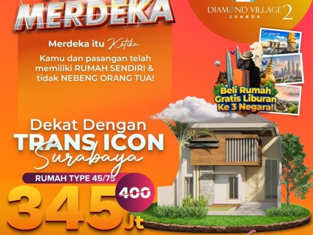 Rumah Di Sidoarjo Hanya 300 Juta-an