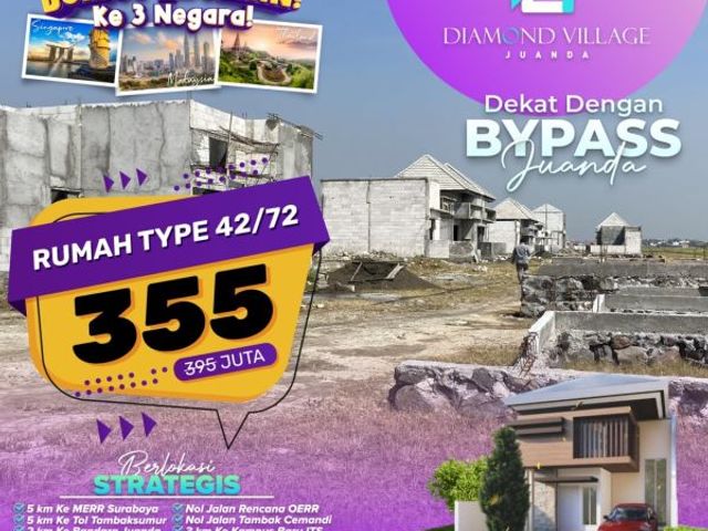 TERLENGKAP, WA. 0823-3511-----, Rumah Minimalis Sederhana Di Sidoarjo Hanya 300 Juta-an