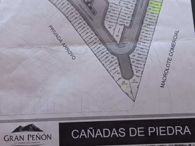 PRIVADA PIEDRA CAÑADAS DE PIEDRA GRAN PEÑON LOTE 30