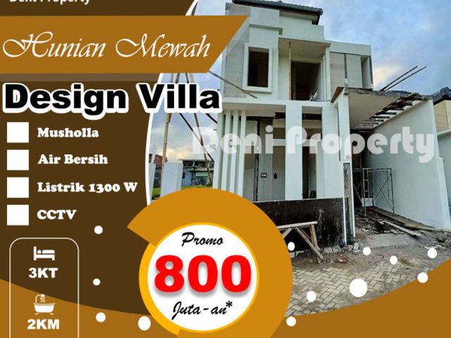 Rumah modern rooftop di Grand Andara Regency