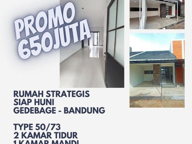 RUMAH SIAP HUNI 600 JTAN di Gedebage Bandung