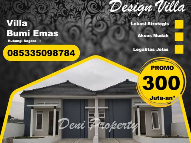 Rumah murah minimalis di Villa Bumi Emas Malang